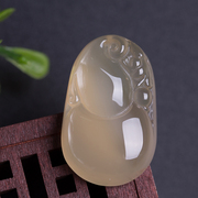 天然玉石玉髓小号葫芦挂件玉吊坠配饰厂家直销可定制加工四会玉器