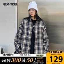 Explosive street trend long sleeved shirt 404MOB