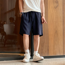 Japanese retro high-end casual loose and breathable shorts