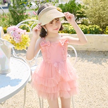 Little goldfish children's swimsuit, girl girl, baby one piece 2024 new swimsuit, princess 3 years old, 6 years old, 5 years old