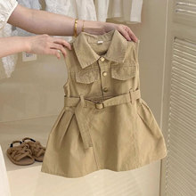 Baby Fashion Design Sense Work Dress Tank Top Skirt