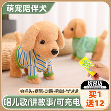 Toy dogs can call electric puppies when walking