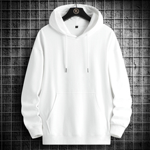 Hongxing Kerr pure cotton white hooded oversized hoodie