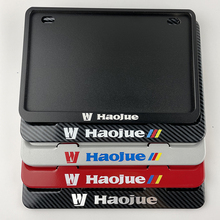 Universal Haojue license plate frame for motorcycle rear license plate holder