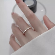 Circle Ring Female Instagram Non fading, Cool and Elegant, Unique Design for Students with High Aesthetic Value, Adjustable for Girlfriends