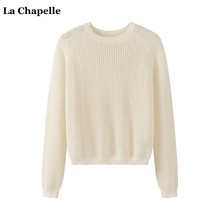 La Chapelle/La Chapelle hollow out knit sweater