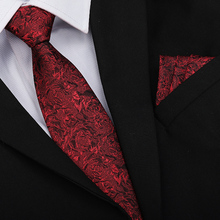 Comes with a handsome colored woven silk business pattern tie, free shipping