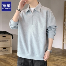 Romon hoodie men's long sleeved t-shirt new for spring and autumn seasons