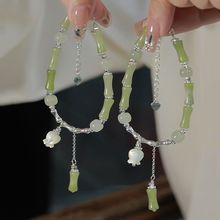 New Chinese style Chinese wind chime, orchid, bamboo joint bracelet, female