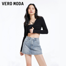 Vero Moda哥特风牛仔短裤