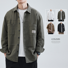 Workwear shirt style jacket jacket jacket for men