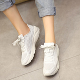 夏季新款韩版小白鞋透气网布休闲运动鞋女潮