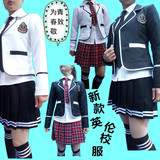 英伦校服日韩版春秋初高中男女学生制服套装