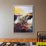 玄关客厅沙发走廊赵无极装饰手绘抽象油画