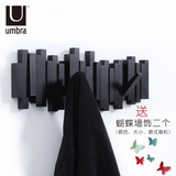 umbra木桩挂钩创意墙壁挂衣钩欧式玄关挂钩