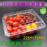 一次性水果包装盒鲜果盒透明塑料盒1000克装