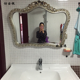 热销价欧式皇冠浴室镜卫生间镜玄关镜梳妆镜