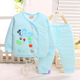 新生儿衣服纯棉0-3个月 婴儿内衣套装和尚服