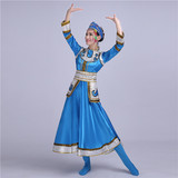 蒙古族舞蹈服装  新款蒙古演出服  蒙古蒙袍