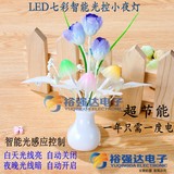 LED光控小夜灯 LED变色七彩智能节能卧室