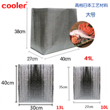 酷佬一次性促销保温袋生鲜巧克力水果特大号