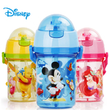 迪士尼正品儿童吸管杯 便携小朋友水壶防漏