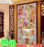 中式影视墙欧式电视玄关客厅现代背景墙陶瓷