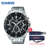 新品卡西欧钢带手表运动大表盘高档石英腕表