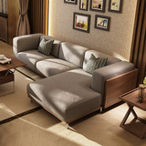 北欧宜家现代小户型可拆洗韩式转角布艺沙发