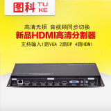 hdmi画面分割器 4路 支持音频同步切换1080P