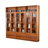 正品实木书架 现代中式放书柜子 格子柜子柜