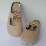 泰国尼泊尔亚麻串珠透气拖鞋