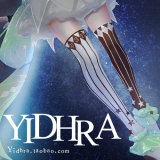 Yidhra{星轨}lolita过膝袜 针织 星星 菱形