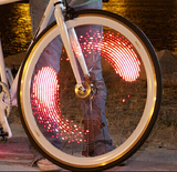 猴灯 自行车灯风火轮山地辐条灯夜骑灯装备