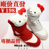 Hello Kitty 鞋猫头休闲内增高帮运动鞋女