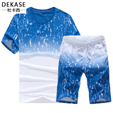 男生T恤中国风麻棉大码短袖T恤男士亚麻T恤