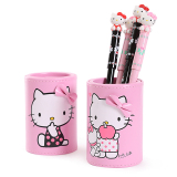 HELLO KITTY 卡通笔筒可爱收纳桶办公文具