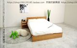 白橡木实木床双人床卧室家具单人床双人床