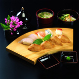 寿司拼盘盛台寿司板凳寿司台竹板凳料理餐具
