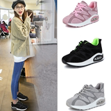 磨砂皮气垫运动鞋女韩版跑步鞋学生休闲网鞋
