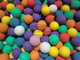 单色实心球实心彩色海绵EVA球弹力球子弹球