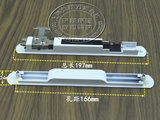 铝合金门窗钩锁移门钩锁窗户锁窗户双面钩锁