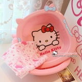 hellokitty卡通可爱塑料洗脸盆儿童宝宝婴儿