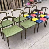 铁艺牛角椅铁皮椅铁艺餐椅防实木餐椅餐厅椅