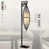 灯戏 新中式铁艺落地灯 现代创意鸟笼灯具