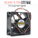 AVC DA09238B24H 9CM 9038 24V 0.70A 风扇