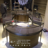 弧形珠宝展示柜定做设计 珠宝展示柜厂家