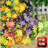 雏菊绢花摆放花艺田园