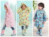 韩国儿童雨衣男女小孩雨披卡通满