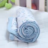 防风竹纤维宝宝盖毯柔软双层婴儿毯特价促销